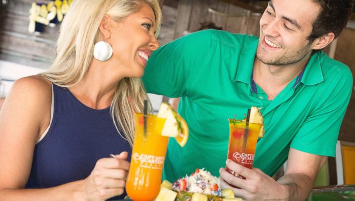 Couple dining at Loco Gecko Myrtle Beach