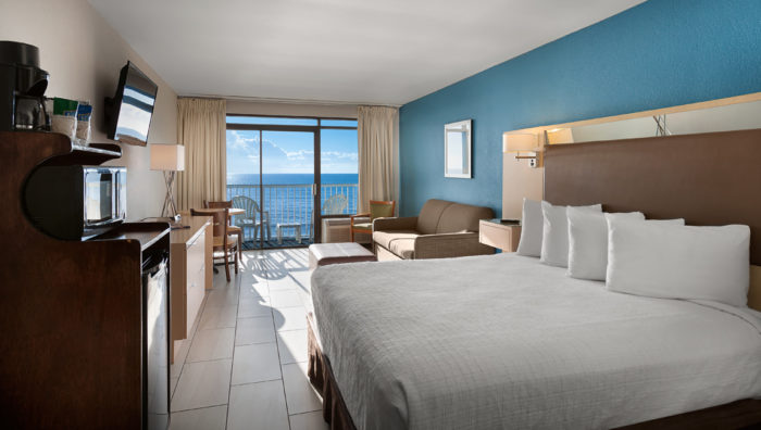 Resort oceanfront room