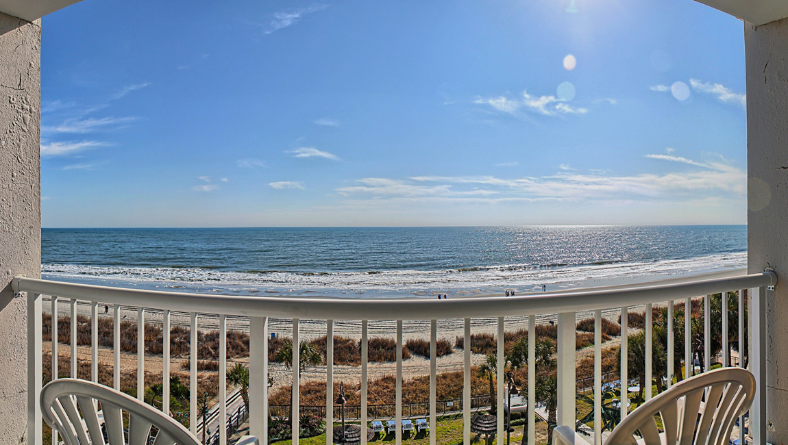 Balcony at Myrtle Beach resort